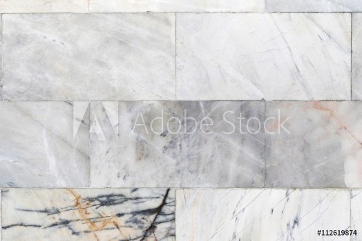 Picture of White marble texture of background and stone pattern